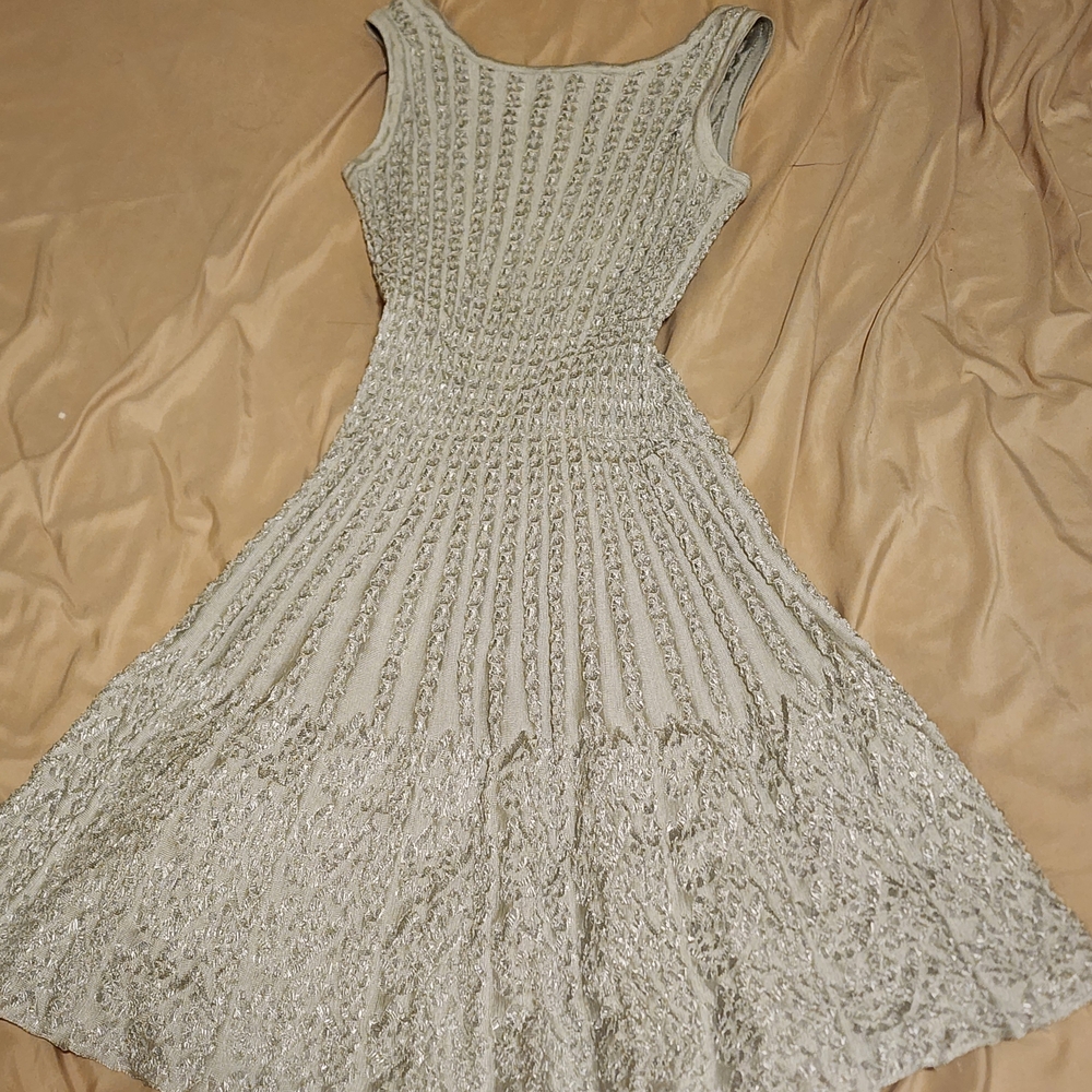 Alaia Dress in Light Gray